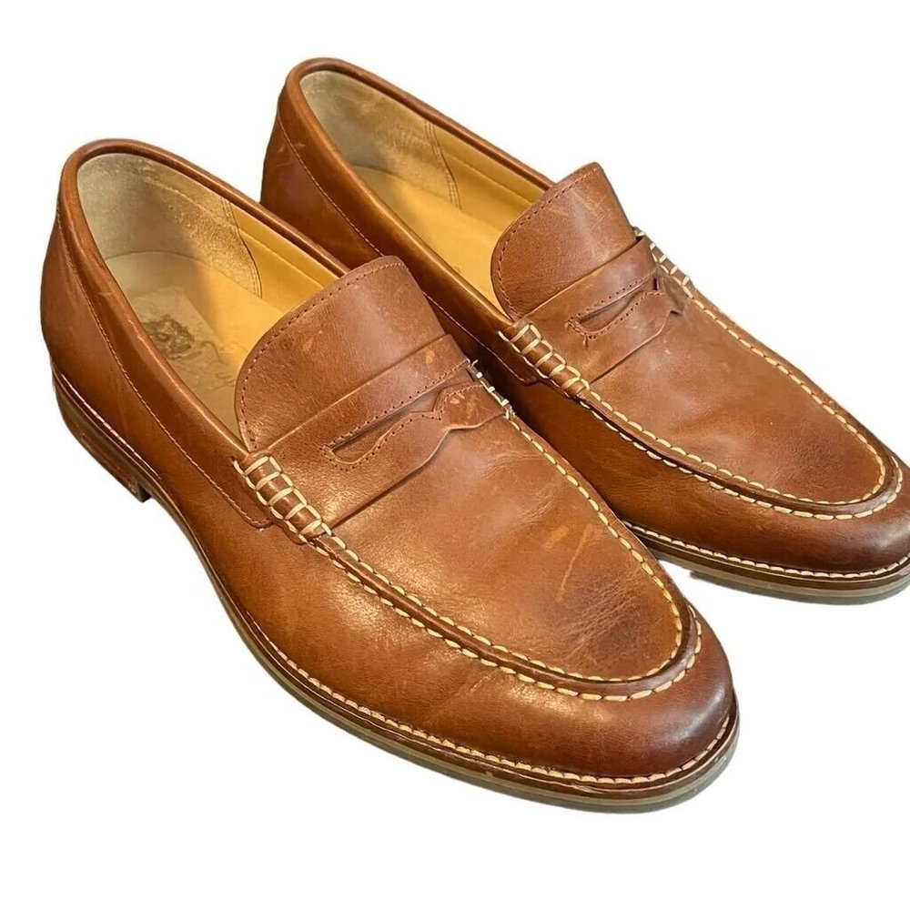 Sperry Gold Cup Exeter Loafer Men's 10.5W Brown Leather STS19069 Dress Shoes
